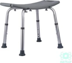 Ketchy Douchekruk - In Hoogte Verstelbaar - Douchekrukje - Roestvrij - 130kg Draagkracht - Comfortabel Zitkussen 23 Ketchy Douchekruk - In Hoogte Verstelbaar - Douchekrukje - Roestvrij - 130kg Draagkracht - Comfortabel Zitkussen -Thuis Badkamer 1200x1056 4