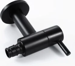 Merkloos Kraan - Rvs Mat Zwarte Buiten Kraan - Met Opzet Stukken - Kraan - Mat Zwart - Buiten Kraan - Zwarte Tapkraan - Wandmontage - Wasmachine Tapkraan - Bad - Wc - Voor Tuin Badkamer Keuken - -Thuis Badkamer 1200x1060 1