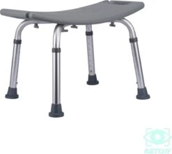 Ketchy Douchekruk - In Hoogte Verstelbaar - Douchekrukje - Roestvrij - 130kg Draagkracht - Comfortabel Zitkussen 20 Ketchy Douchekruk - In Hoogte Verstelbaar - Douchekrukje - Roestvrij - 130kg Draagkracht - Comfortabel Zitkussen -Thuis Badkamer 1200x1075