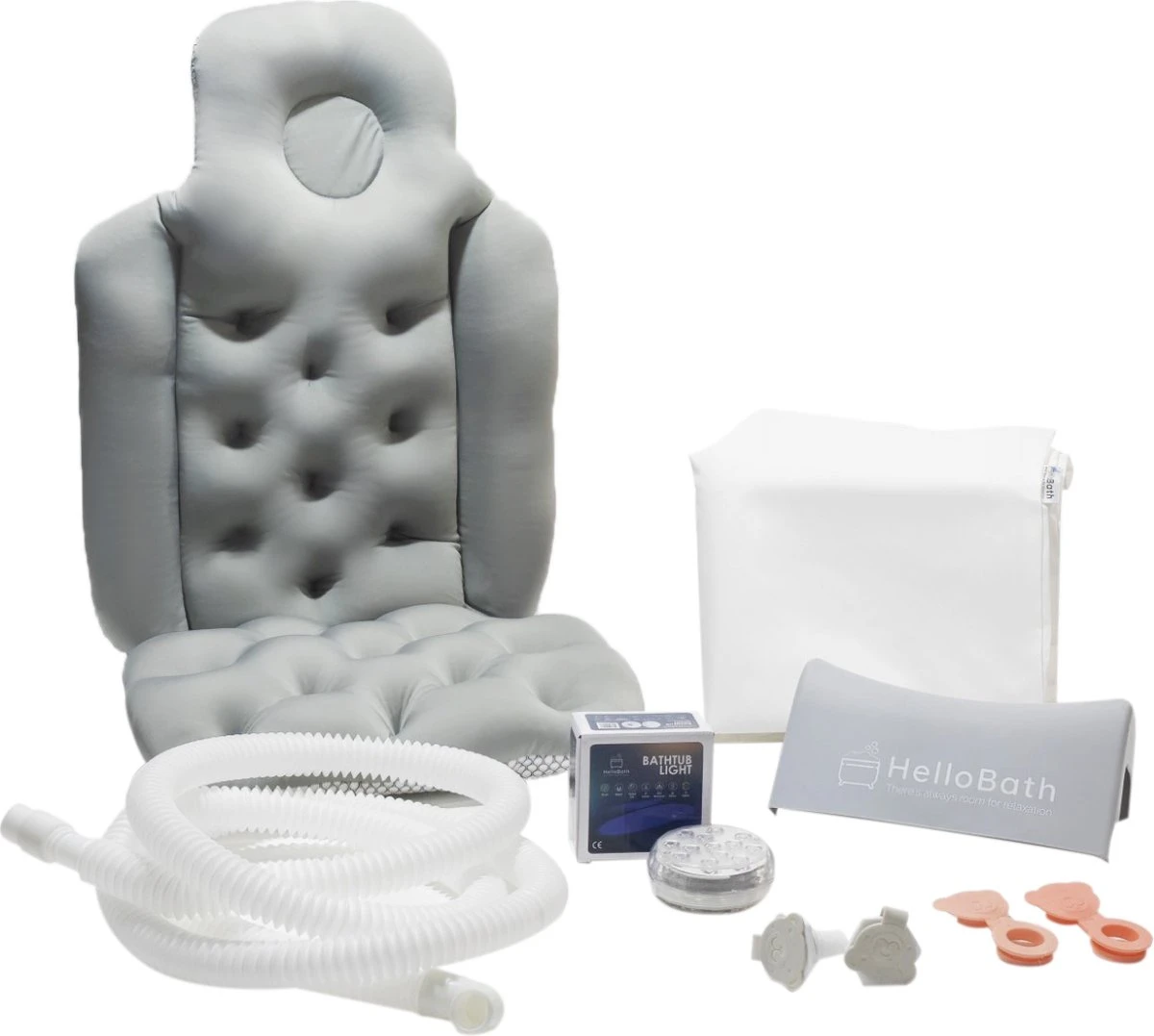 HelloBath Opvouwbaar Zitbad - Bath Bucket - 148cm - 220L - Extra Lang - Incl. Badkussen & Opberghoes 8 HelloBath Opvouwbaar Zitbad - Bath Bucket - 148cm - 220L - Extra Lang - Incl. Badkussen & Opberghoes - Afbeelding 6