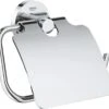GROHE Essentials Toiletrolhouder - Met Deksel - Chroom - 40367001 2 GROHE Essentials Toiletrolhouder - Met Deksel - Chroom - 40367001 -Thuis Badkamer 1200x1106 5