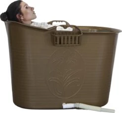 LIFEBATH - Zitbad Nancy - Bath Bucket - Mobiele Badkuip - 200L - Voor Volwassenen - Goud -Thuis Badkamer 1200x1108 3