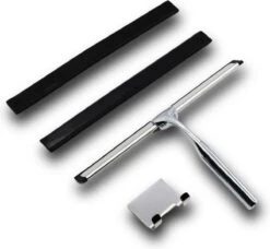 Douchewisser Met Ophanghaak En 2 Extra Strips - Raamwisser Voor Douche - Raamtrekker Chroom 25 Douchewisser Met Ophanghaak En 2 Extra Strips - Raamwisser Voor Douche - Raamtrekker Chroom -Thuis Badkamer 1200x1109 2