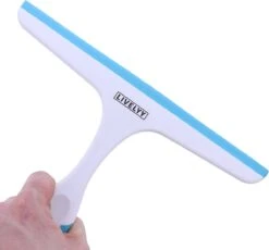 LIVELYY - Professionele Douchewisser - Raamwisser - Douche Trekker - Douchewissers - Aqua Blauw -Thuis Badkamer 1200x1117