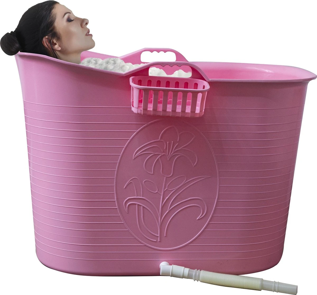 EKEO Zitbad - 200L - Voor Volwassenen - Roze 3 EKEO Zitbad - 200L - Voor Volwassenen - Roze