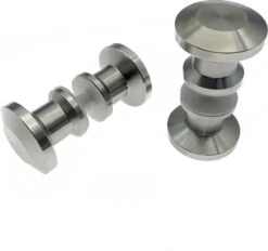 Luxe RVS Douchedeur Knop - Deurknopgarnituur – Douchedeur Handvat / Douchedeurknop / Deurknop RVS / Zilverkleur Type Elegant -Thuis Badkamer 1200x1126