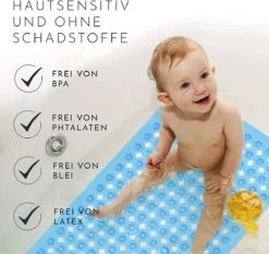 Douchemat Antislip - Badmat - 88x40cm - Antislipmat Voor Douche - Rubber - Blauwbad Mat 15 Douchemat Antislip - Badmat - 88x40cm - Antislipmat Voor Douche - Rubber - Blauwbad Mat -Thuis Badkamer 1200x1131 4