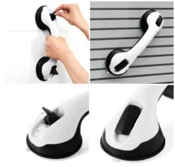 Merkloos 2x Anti Slip Zuig Handvat - Zuignap Handgreep Badkamer/Toilet - Badkamer Veiligheidsgreep - Handgreep Met Zuignappen - Badgreep - Krachtig En Verplaatsbaar - Trekvermogen Tot 50KG - 30cm -Thuis Badkamer 1200x1141 4