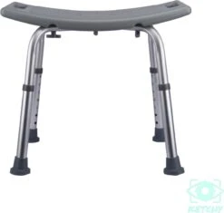 Ketchy Douchekruk - In Hoogte Verstelbaar - Douchekrukje - Roestvrij - 130kg Draagkracht - Comfortabel Zitkussen 18 Ketchy Douchekruk - In Hoogte Verstelbaar - Douchekrukje - Roestvrij - 130kg Draagkracht - Comfortabel Zitkussen -Thuis Badkamer 1200x1143 4