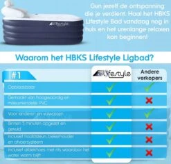 HBKS Lifestyle Bad – Opblaasbaar Ligbad – Bath Bucket – Zitbad Voor Volwassenen - Ijsbad Wim Hof Methode - Badkuip – Ice Bath – Blauw -Thuis Badkamer 1200x1145 2
