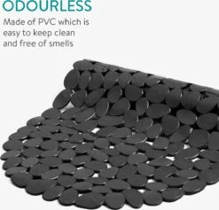 Navaris Badmat Anti-slip Voor Badkuip - Langwerpige Douchemat 99 X 39 Cm Met Steenmotief - Stijlvolle Badkuipmat Met Zuignappen - Zwart 13 Navaris Badmat Anti-slip Voor Badkuip - Langwerpige Douchemat 99 X 39 Cm Met Steenmotief - Stijlvolle Badkuipmat Met Zuignappen - Zwart -Thuis Badkamer 1200x1150 4
