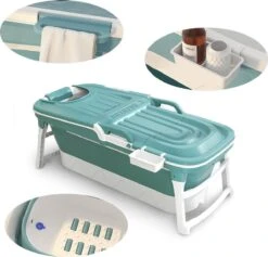 Foresta Volwassenen Zitbad XXL 150CM - Plastic Badkuip - Lime -Thuis Badkamer 1200x1152 4