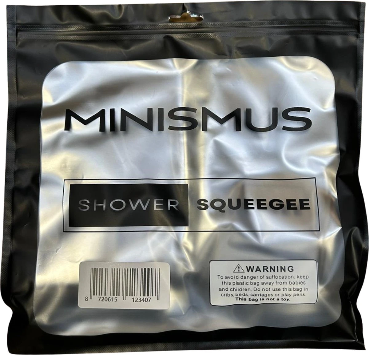 Minismus Douchewisser Met Magneethouder Ophangsysteem Zonder Boren - 21 Cm Breed - Zwart 9 Minismus Douchewisser Met Magneethouder Ophangsysteem Zonder Boren - 21 Cm Breed - Zwart - Afbeelding 7