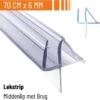 Simple Fix Lekstrip - Douchestrip - Waterkering - 70CM Lang - 6MM Glasdikte - Lekdorpel -Thuis Badkamer 1200x1155 5