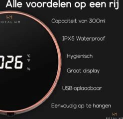 Royal WM - Automatische Zeepdispenser - 300ml - Zwart - Wandmontage - Sensor 20 Royal WM - Automatische Zeepdispenser - 300ml - Zwart - Wandmontage - Sensor -Thuis Badkamer 1200x1156 3