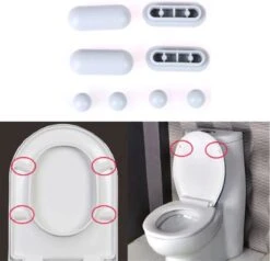 FSW-Products - 6 Stuks - WC Buffers Set - ABS - Buffer Voor Wc - Wc-bril Beschermen - Vervangbare - Closet - Closetbuffer 12 FSW-Products - 6 Stuks - WC Buffers Set - ABS - Buffer Voor Wc - Wc-bril Beschermen - Vervangbare - Closet - Closetbuffer -Thuis Badkamer 1200x1156 7