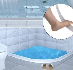 Waterkering Douche - Dorpel - Water Stopper - Dorpelstrip - Water Barrière Strip - Douche Dorpel - Anti Overstromend Water - 1 Meter -Thuis Badkamer 1200x1157 1