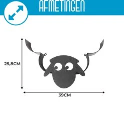 Schaap Toiletrolhouder| Extensso® | - Wc Rolhouder - Wc Rolhouder Zwart - Wc Rolhouder Staand - Wc Rolhouder Zonder Boren - Toiletrolhouder Staand - Zonder Boren - Toiletrolstandaard - Kerst Cadeau - Cadeautjes -Thuis Badkamer 1200x1160 3