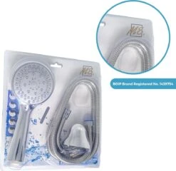 Douchekop Met Slang - Universeel - 5 Luxe Straalstanden - Chroom En RVS - Incl. Wandhouder -Thuis Badkamer 1200x1164 1