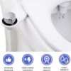 Bidet Handdouche Toilet Sproeier Shattaf Sprayer WC Papier Besparend - Dubbel Spray Koud Water - Badkamer Accessoires - Freshole® 1 Bidet Handdouche Toilet Sproeier Shattaf Sprayer WC Papier Besparend - Dubbel Spray Koud Water - Badkamer Accessoires - Freshole® -Thuis Badkamer 1200x1164 5