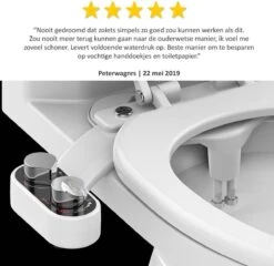 Bidet Handdouche Toilet Sproeier Shattaf Sprayer WC Papier Besparend - Dubbel Spray Warm & Koud Water - Badkamer Accessoires - Freshole® -Thuis Badkamer 1200x1167 4