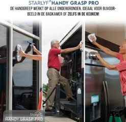 Kunststof Handgreep Voor Badkamer - 30.5cm - Douche Wandbeugel - Geen Boorgaten 24 Kunststof Handgreep Voor Badkamer - 30.5cm - Douche Wandbeugel - Geen Boorgaten -Thuis Badkamer 1200x1167 7