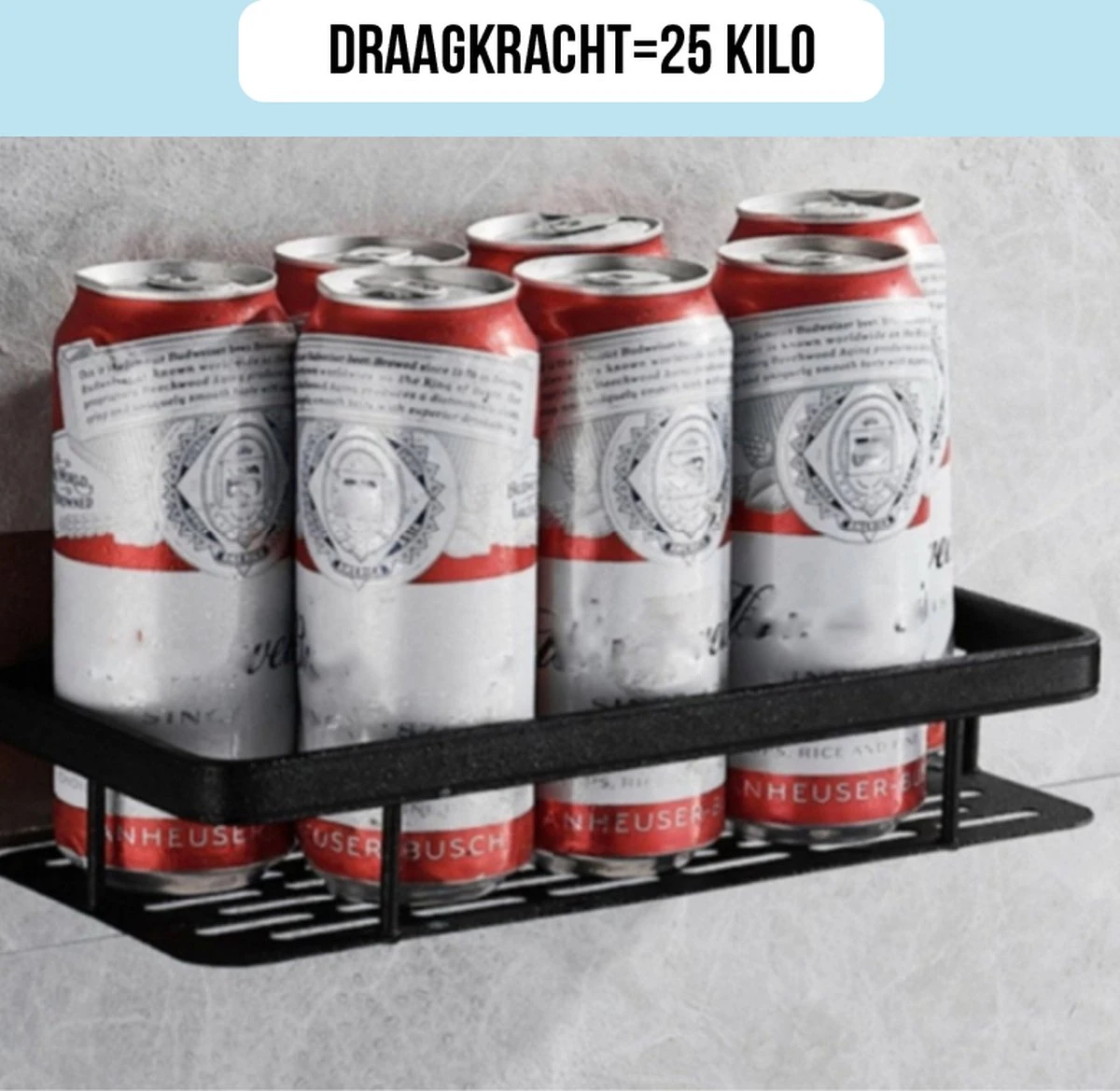 Merkloos Jawes- Wandrek- Zwart- 2stuks- Doucherek- Zonder Te Boren- Wandrek Zonder Boren- Wandrekje 10 Merkloos Jawes- Wandrek- Zwart- 2stuks- Doucherek- Zonder Te Boren- Wandrek Zonder Boren- Wandrekje - Afbeelding 8