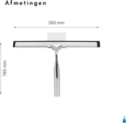 Douchewisser Met Ophanghaak En 2 Extra Strips - Raamwisser Voor Douche - Raamtrekker Chroom 21 Douchewisser Met Ophanghaak En 2 Extra Strips - Raamwisser Voor Douche - Raamtrekker Chroom -Thuis Badkamer 1200x1169