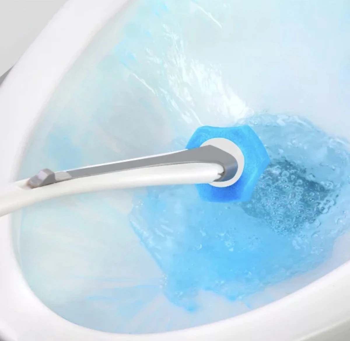 SuperClean Vrijstaande Wc Borstel - Inclusief 8 Pads 6 SuperClean Vrijstaande Wc Borstel - Inclusief 8 Pads - Afbeelding 4