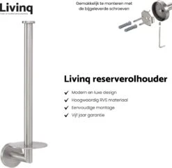 Toiletaccessoireset RVS 4-delig - Luxe Toilet Set - Toiletborstel Met Houder - Toiletrolhouder Met Klep - Reserverolhouder - Handdoekhaak - Zilver - Toiletset 12 Toiletaccessoireset RVS 4-delig - Luxe Toilet Set - Toiletborstel Met Houder - Toiletrolhouder Met Klep - Reserverolhouder - Handdoekhaak - Zilver - Toiletset -Thuis Badkamer 1200x1172 5