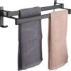 Handdoekrek Dubbele Stang Zonder Boren - Handdoekrek Badkamer - Handdoekhouder - Handdoekstang - Zelfklevend - 60CM - Gratis Handdoek -Thuis Badkamer 1200x1172 9