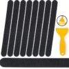 RX Goods 25 Stuks Zelfklevende Anti Slip Strips Stickers – 2 Cm X 20 Cm - Met Schraper – Zwarte Antislip Tape -Thuis Badkamer 1200x1178 5