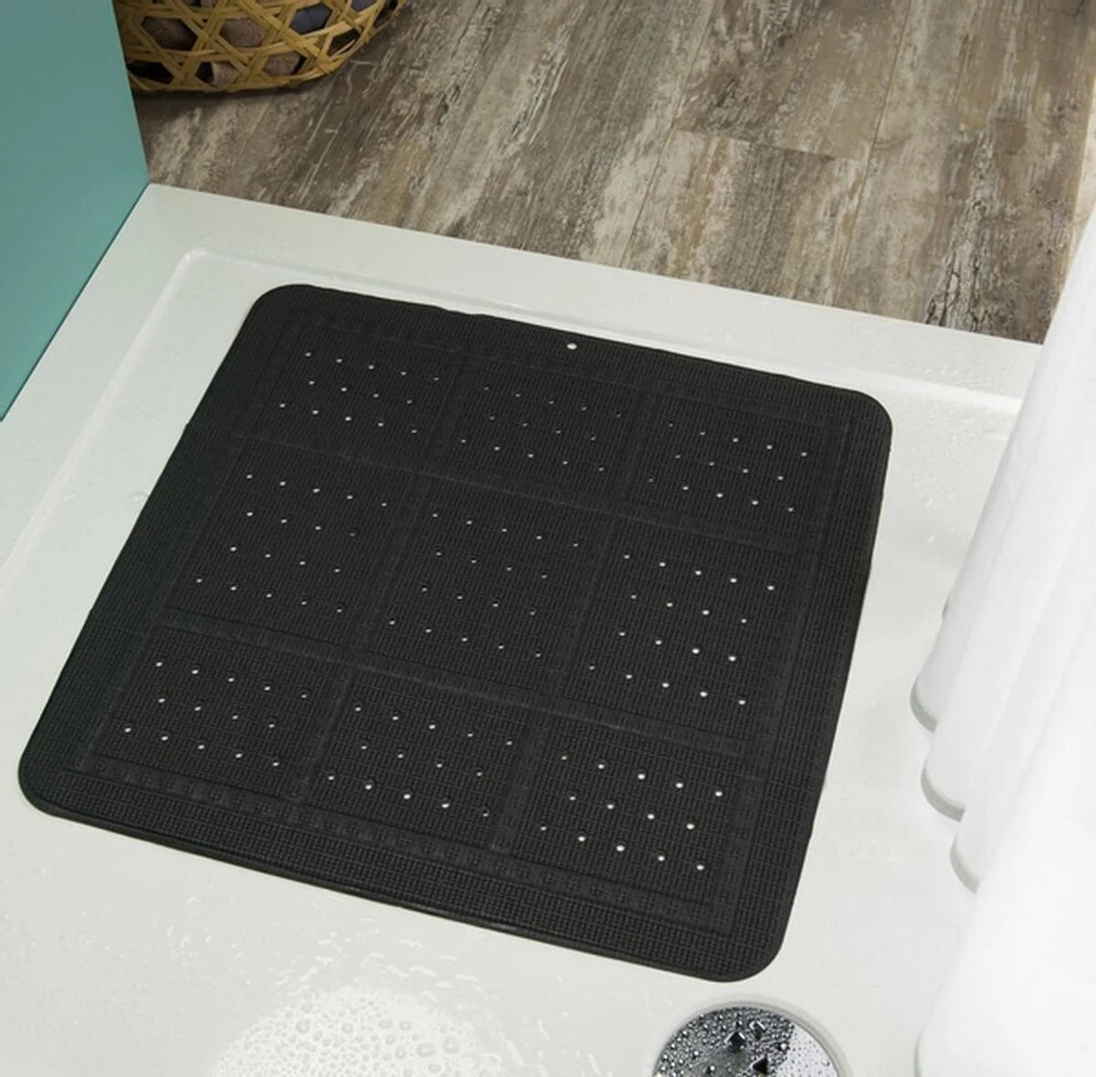 Sealskin Unilux Veiligheidsmat 55x55 Cm - PVC - Antraciet 6 Sealskin Unilux Veiligheidsmat 55x55 Cm - PVC - Antraciet - Afbeelding 4