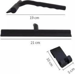 Minismus Douchewisser Zwart Met Ophanghaak - Raamwisser - Trekker Douche - Douchewissers - Raamtrekker - Douchetrekker -Thuis Badkamer 1200x1183