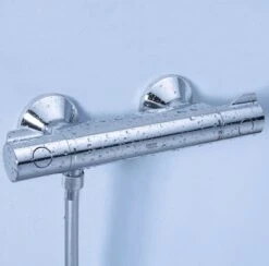 GROHE Grohtherm 800 Thermostatische Waterbesparende Douchekraan - EcoJoy® - 15 Cm - Met Koppelingen - Chroom -Thuis Badkamer 1200x1186 3