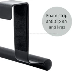 Handdoekstang VALI - 23cm - ZWART (keukenrekje - Handdoekhouder - Handdoekstang - Kastdeur Handdoekrek - Keukenkast Deur Handdoek/Vaatdoek Houder - Deurhanger - Deurhaak Keuken) 10 Handdoekstang VALI - 23cm - ZWART (keukenrekje - Handdoekhouder - Handdoekstang - Kastdeur Handdoekrek - Keukenkast Deur Handdoek/Vaatdoek Houder - Deurhanger - Deurhaak Keuken) -Thuis Badkamer 1200x1187