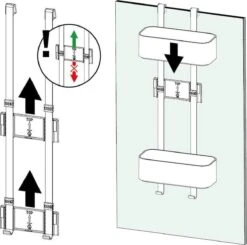Tiger 2-Store - Ophangbaar Doucherek 25 Cm - Zwart -Thuis Badkamer 1200x1192 5