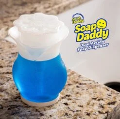 Scrub Daddy Zeepdispenser - Duel Action Soap Dispenser - Wonder WashUp -Thuis Badkamer 1200x1195 1