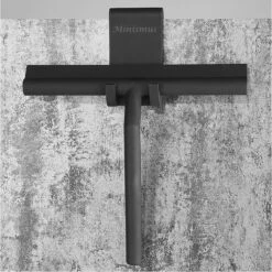 Minismus Douchewisser Zwart Met Ophanghaak - Raamwisser - Trekker Douche - Douchewissers - Raamtrekker - Douchetrekker -Thuis Badkamer 1200x1198