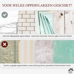 Homestic© Handdoekrek Zonder Boren - Antioch Stalen Handdoekhouder Voor In De Badkamer/Keuken/Camper/Tuin - 70x20x13 - Wit -Thuis Badkamer 1200x1199 14