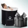 Lagoon® Opblaasbaar Zitbad Voor Volwassenen Bathbucket - Met Relaxing Giftset - Wim Hof Methode - Opvouwbaar & Inklapbaar Spa Bad - Bath Bucket - IJsbad - Opblaasbad - Dompelbad 1 Lagoon® Opblaasbaar Zitbad Voor Volwassenen Bathbucket - Met Relaxing Giftset - Wim Hof Methode - Opvouwbaar & Inklapbaar Spa Bad - Bath Bucket - IJsbad - Opblaasbad - Dompelbad -Thuis Badkamer 1200x1200 1000