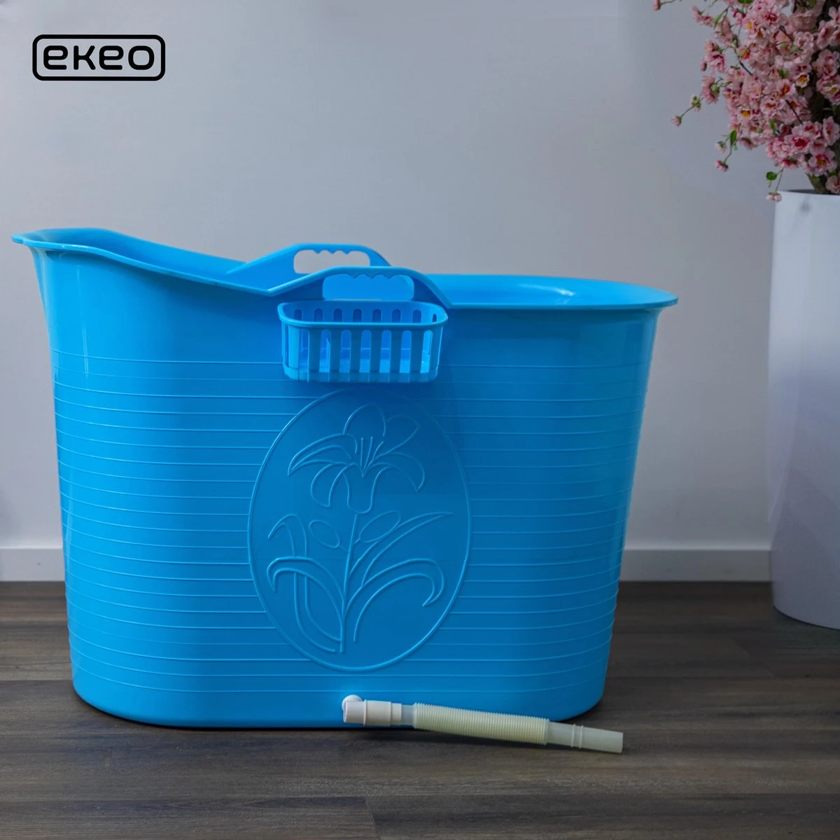 EKEO Zitbad - 200L - Voor Volwassenen - Blauw 6 EKEO Zitbad - 200L - Voor Volwassenen - Blauw - Afbeelding 4