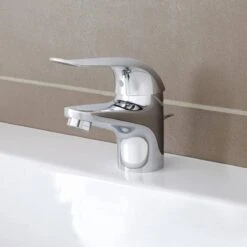 GROHE Euroeco Wastafelkraan - Met Trekwaste - Chroom - 23262000 -Thuis Badkamer 1200x1200 1035