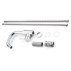 LOMAZOO Wastafelkraan Rosely - Badkamerkraan - Mengkraan Wastafel - Chroom -Thuis Badkamer 1200x1200 1055