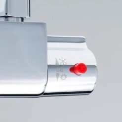 SCHÜTTE Vico Thermostatische Douchekraan - Chroom - 150 Mm Hartafstand -Thuis Badkamer 1200x1200 1093