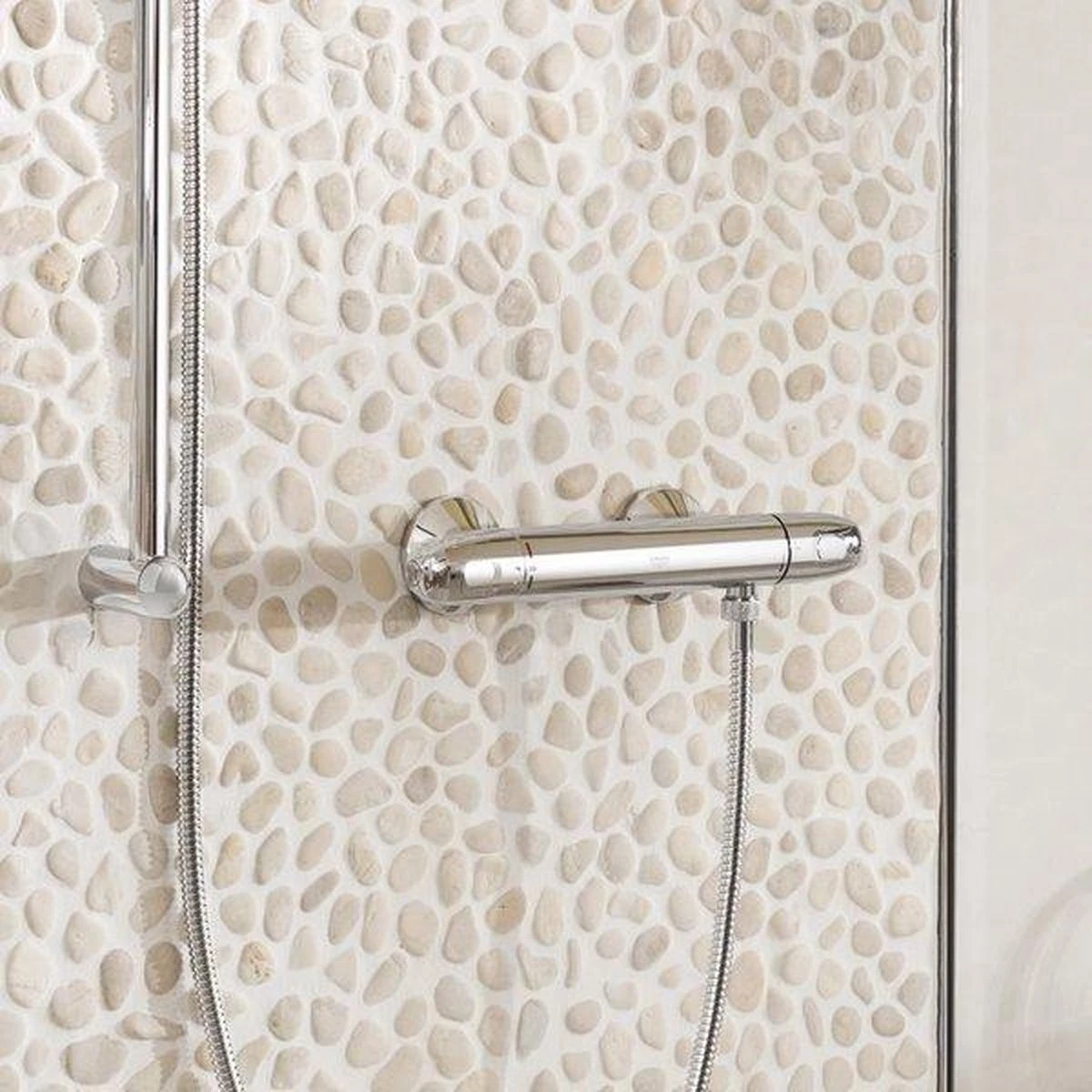 GROHE Grohtherm 1000 New Thermostatische Douchekraan - EcoJoy® - 12cm - Zonder Koppelingen - Chroom - 34147003 16 GROHE Grohtherm 1000 New Thermostatische Douchekraan - EcoJoy® - 12cm - Zonder Koppelingen - Chroom - 34147003 - Afbeelding 14