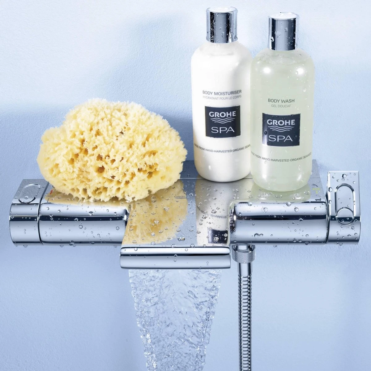 GROHE Grohtherm 2000 New Thermostatische Badkraan - 15cm - CoolTouch - Met Tray - Chroom - 34464001 7 GROHE Grohtherm 2000 New Thermostatische Badkraan - 15cm - CoolTouch - Met Tray - Chroom - 34464001 - Afbeelding 5