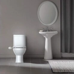 Bidet Handdouche Toilet Sproeier Shattaf Sprayer WC Papier Besparend - Dubbel Spray Warm & Koud Water - Badkamer Accessoires - Freshole® -Thuis Badkamer 1200x1200 1163
