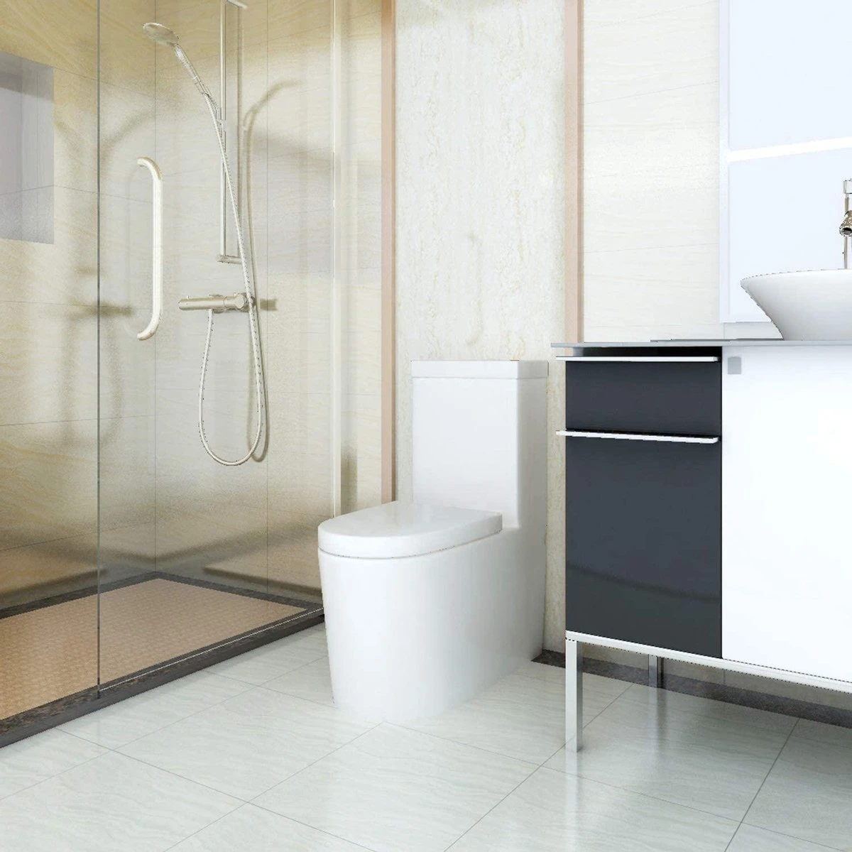 Merkloos WC Bril-Toiletbril-Soft Close En Quick-release-functie 8 Merkloos WC Bril-Toiletbril-Soft Close En Quick-release-functie - Afbeelding 6