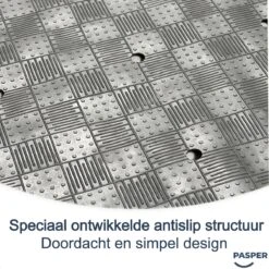 Douchemat Antislip Grijs - 53 X 53 Cm - Antislipmat Douche - Badmat 13 Douchemat Antislip Grijs - 53 X 53 Cm - Antislipmat Douche - Badmat -Thuis Badkamer 1200x1200 1273